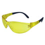 MSA Perspecta 9000 safety glasses in yellow, ideal for tree surgeons, providing lightweight impact protection and comfort.