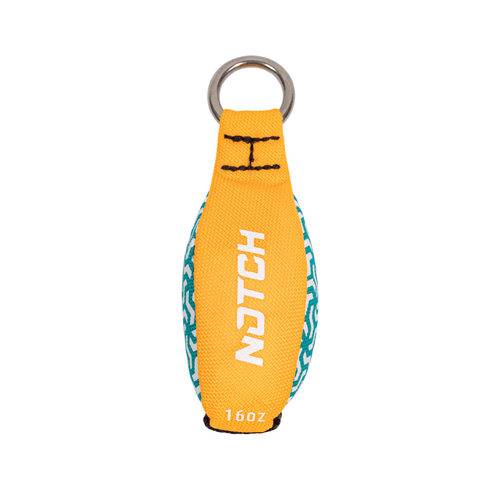 ZERO Throw Weights 16 oz NOTCH throw bag with color-coded design and reinforced cordura for arborists.