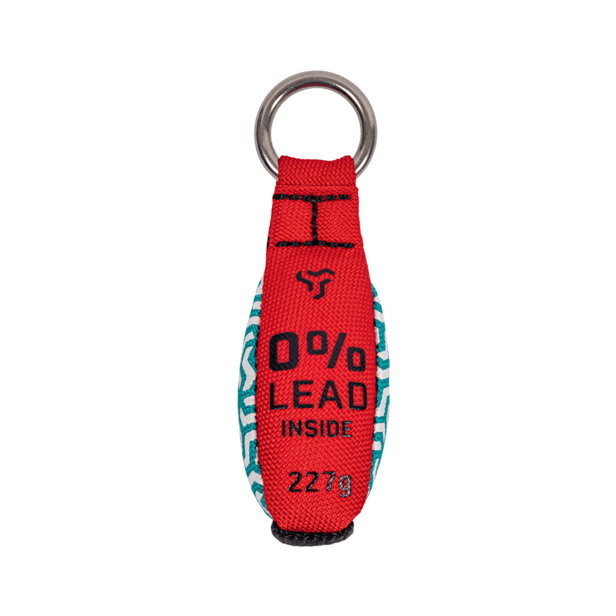 ZERO Throw Weights lead-free throw bag with welded ring, designed for arborists and tree-surgery professionals.