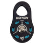 Notch Micro Pulley for tree surgeons, compact and lightweight for efficient rope management and optimal performance.