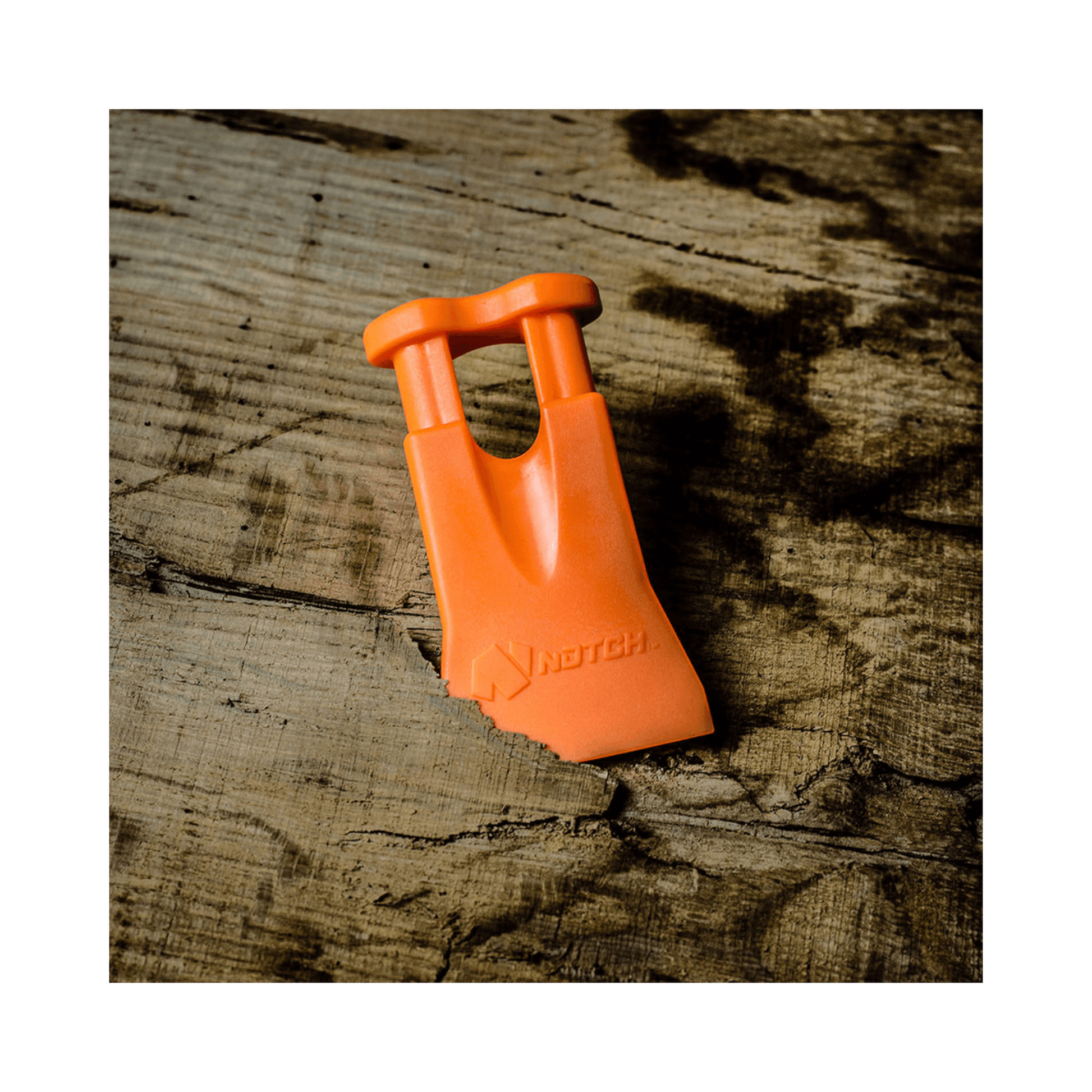 CBF Mini Tree Felling Wedge on wooden surface, ideal for preventing saw pinching during climbing tasks.