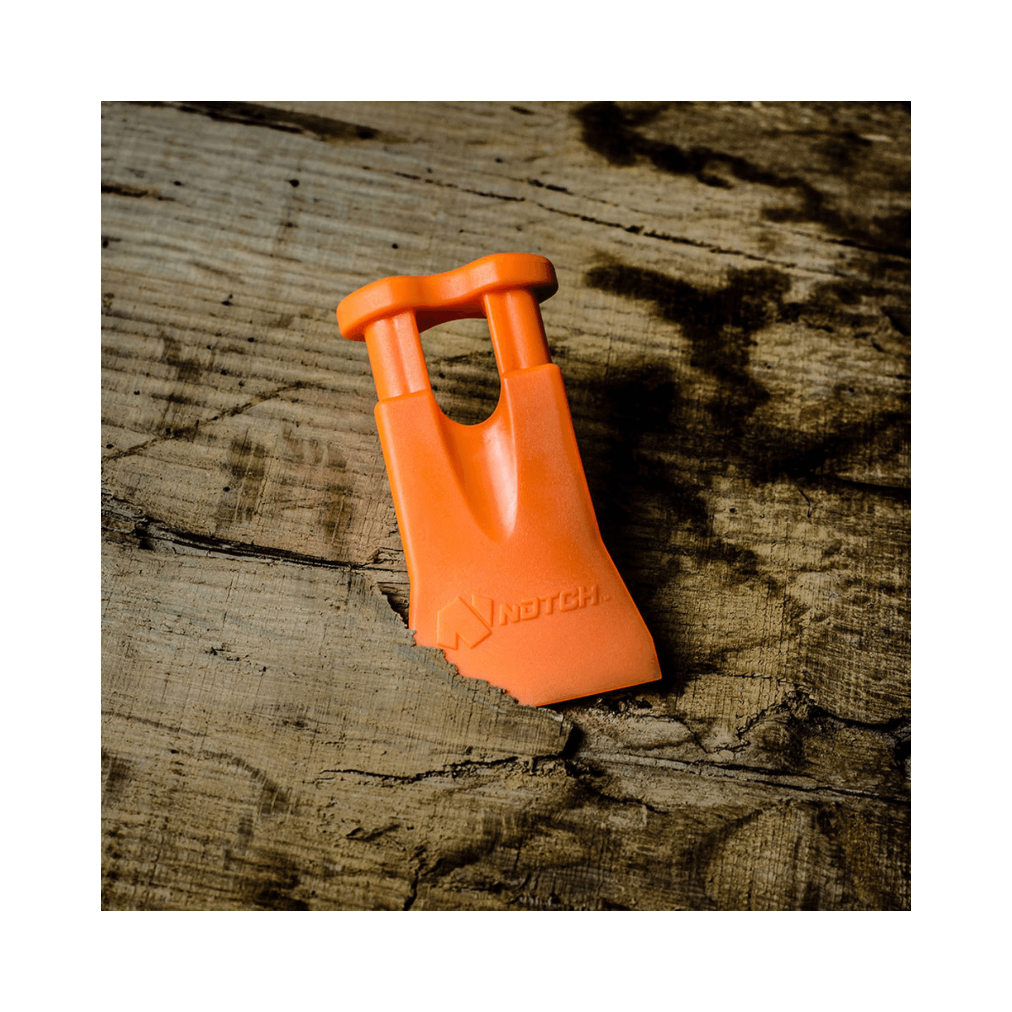 CBF Mini Tree Felling Wedge on wooden surface, ideal for preventing saw pinching during climbing tasks.