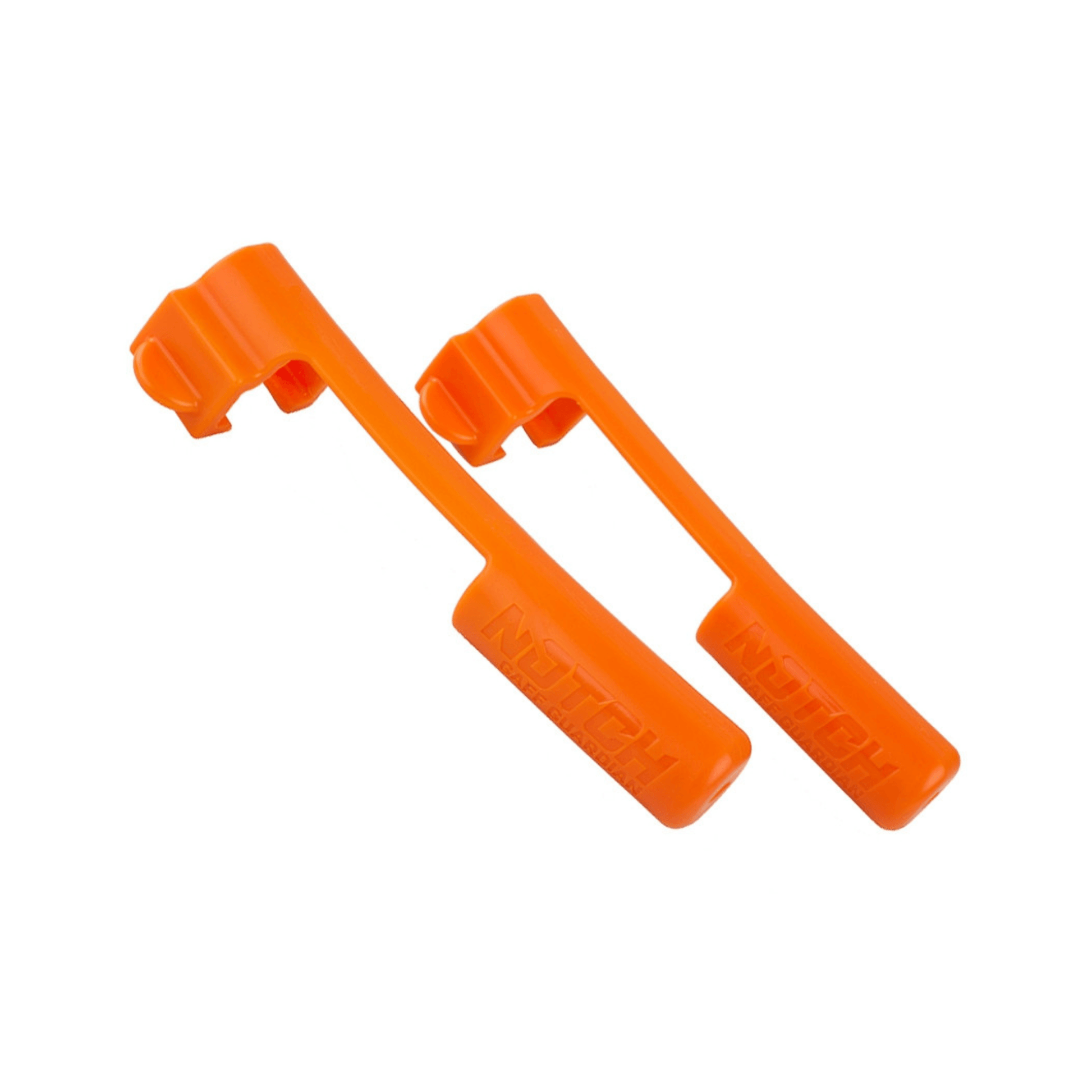 Gaff Guardian II accessories, durable orange gaff covers for climbing spikes and gear protection.