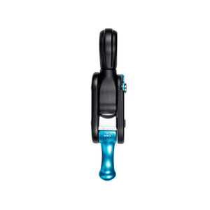 Glide Rope Grab side view showcasing its cam-based adjuster for arborist climbing systems.
