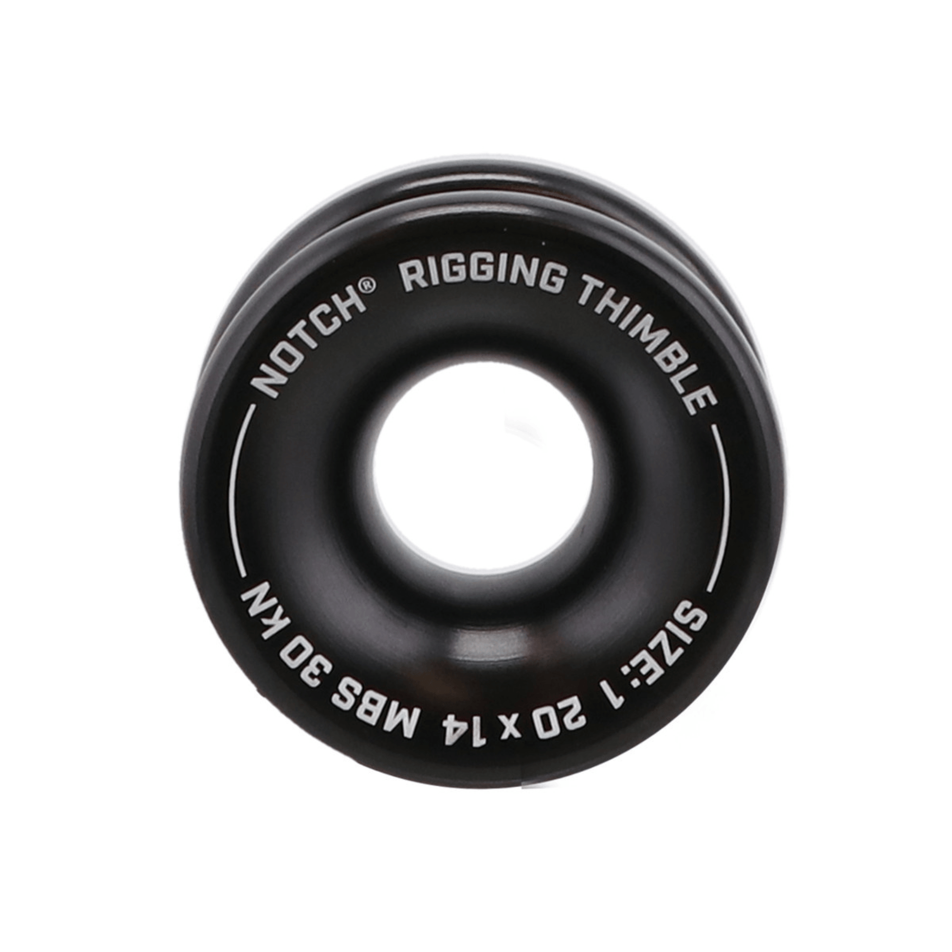 X-Rigging Low Friction Rings - Notch Hard Coated Rigging Thimble for efficient rope-friendly systems.