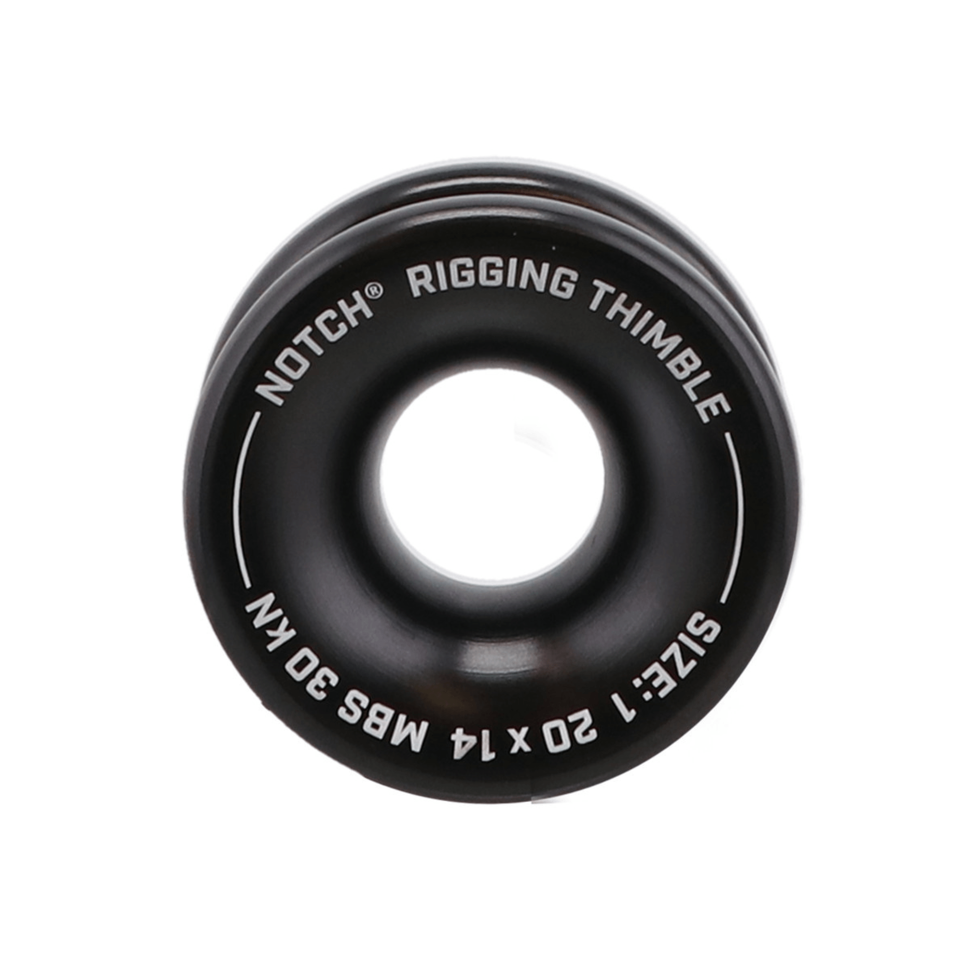 X-Rigging Low Friction Rings - Notch Hard Coated Rigging Thimble for efficient rope-friendly systems.