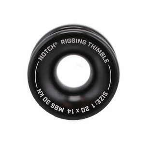 X-Rigging Low Friction Rings - Notch Hard Coated Rigging Thimble for efficient rope-friendly systems.