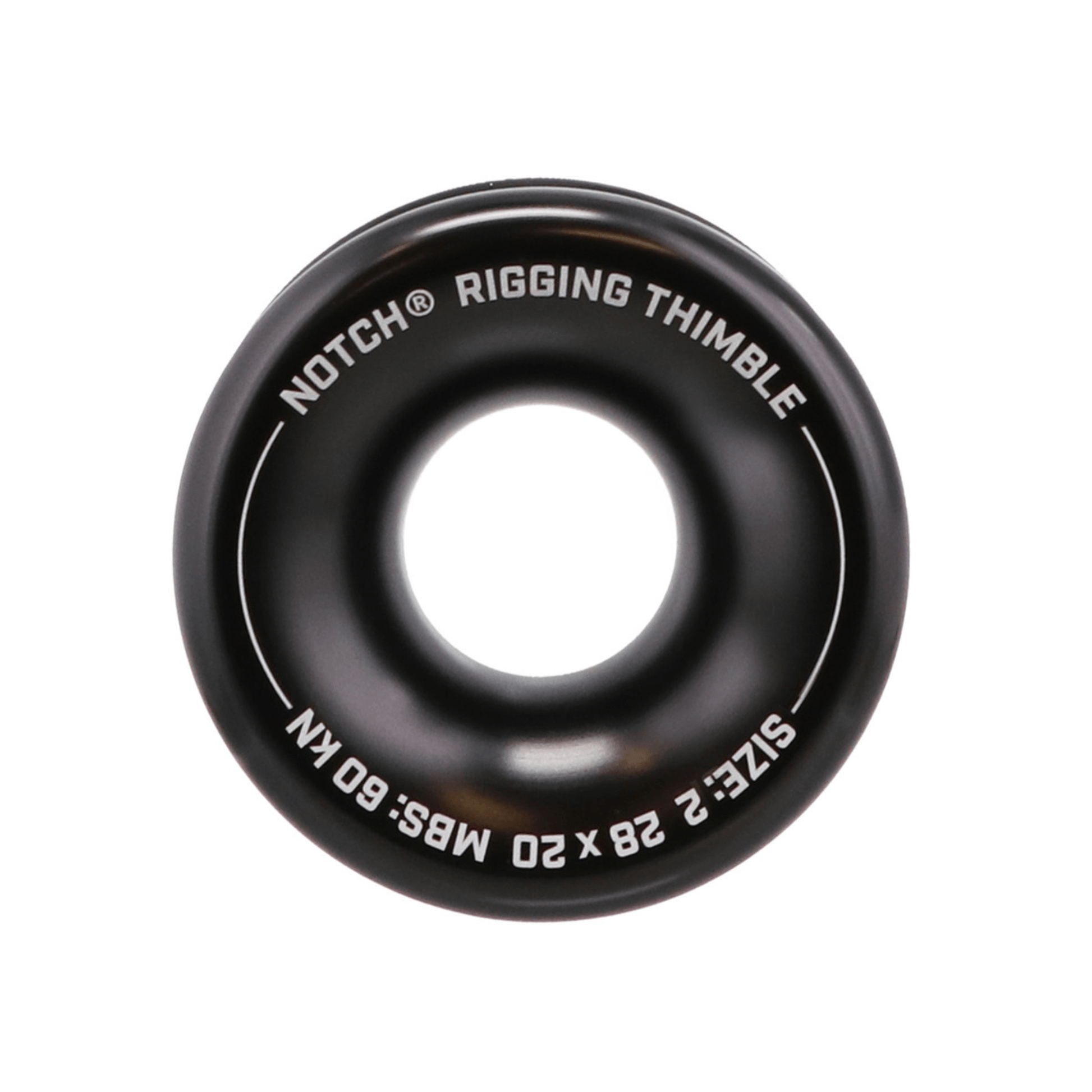 X-Rigging Low Friction Rings Notch rigging thimble designed for efficient rope-friendly lowering systems.