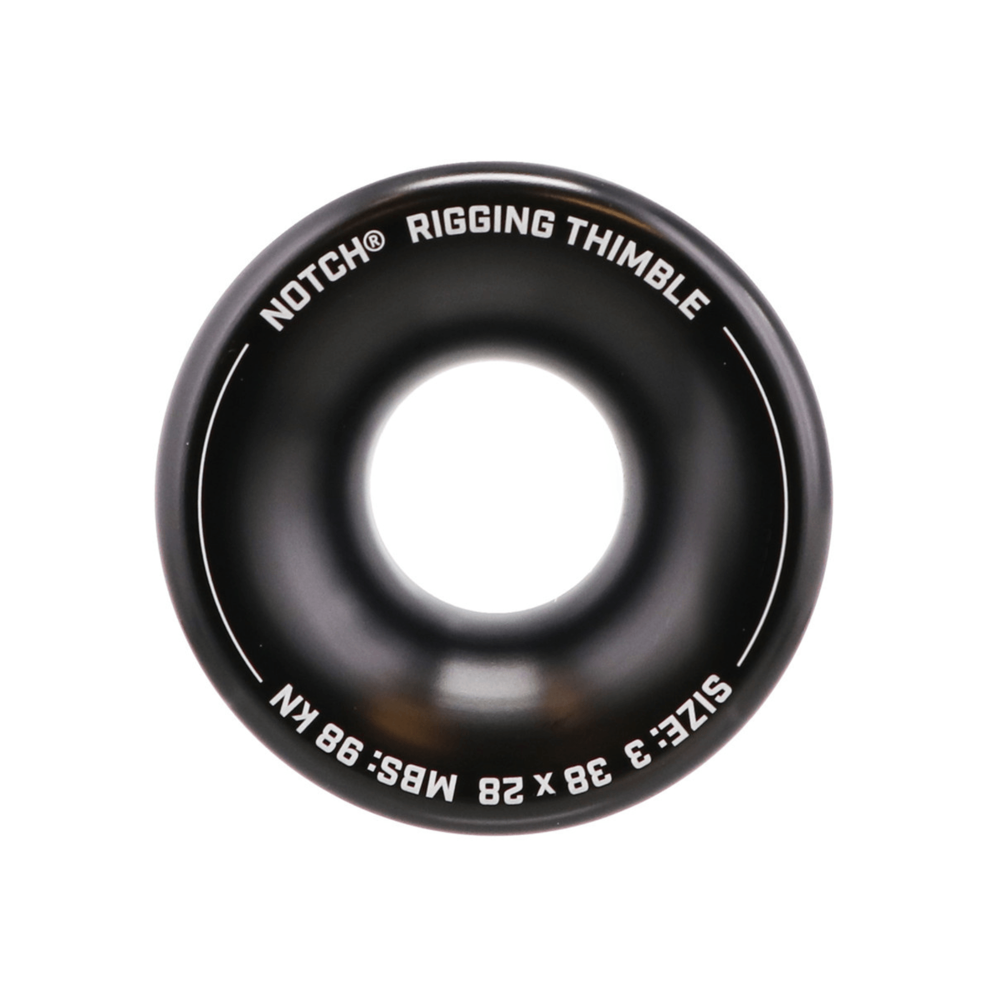 X-Rigging Low Friction Rings - Notch Hard Coated Rigging Thimble for durable and efficient tree rigging systems.