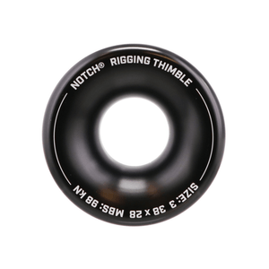 X-Rigging Low Friction Rings - Notch Hard Coated Rigging Thimble for durable and efficient tree rigging systems.
