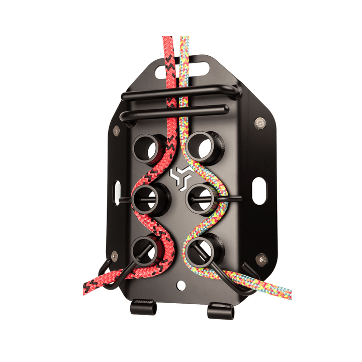 Notch Six Pack Lowering Device. For arborists. Allows controlled descent of branches/logs using friction. Durable, compact design, vital for safe tree work