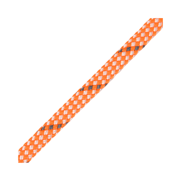 OMEGA-RQ10 Rigging Line 12mm - durable orange arborist rigging rope for tree work.