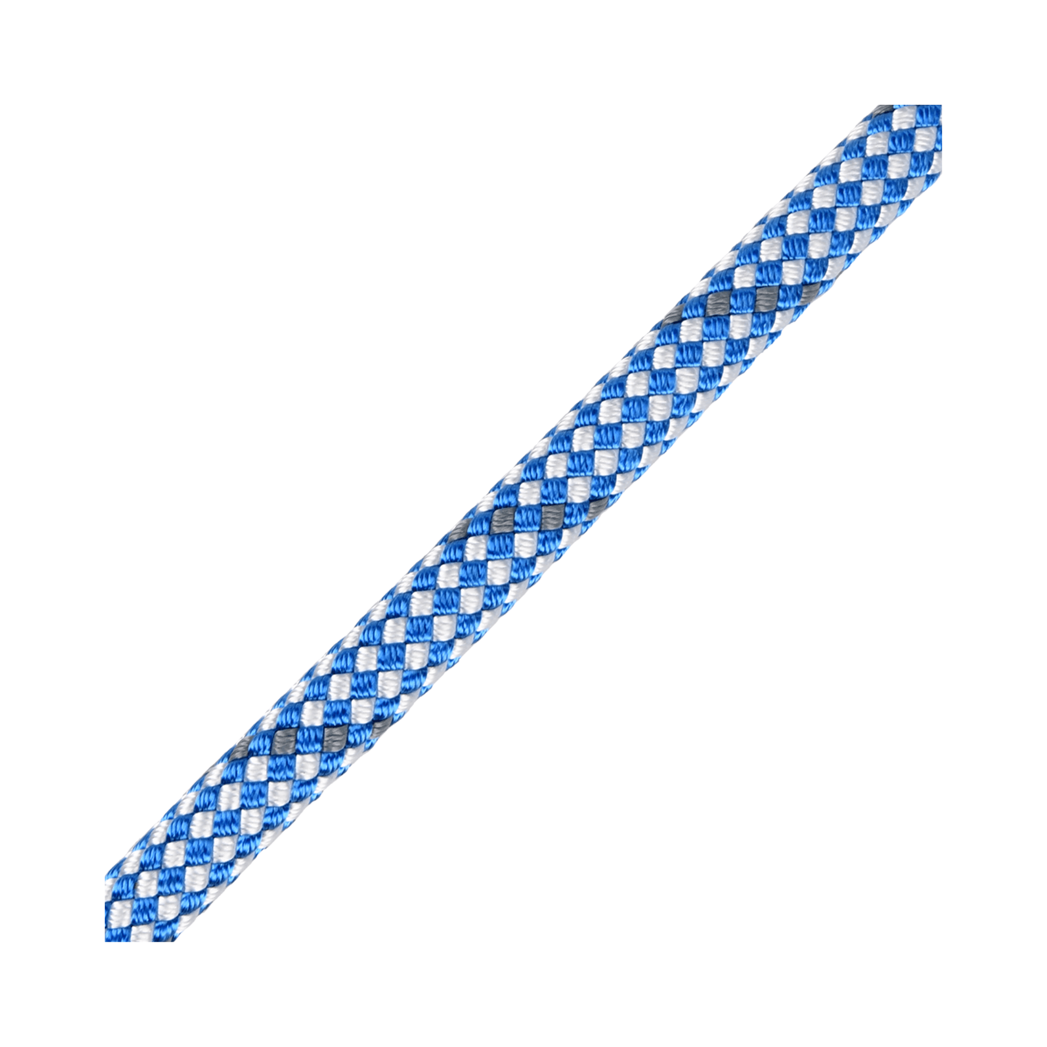 OMEGA-RQ10 Rigging Line 14mm in blue and white, designed for heavy-duty arborist applications.