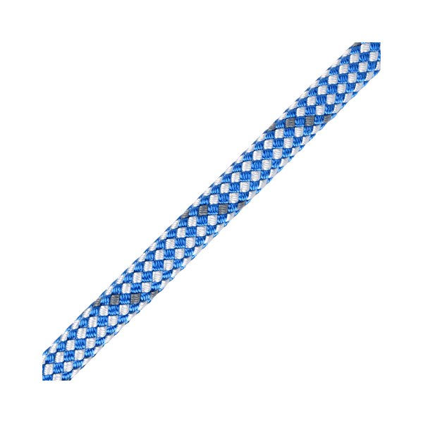 OMEGA-RQ10 Rigging Line 14mm in blue and white, designed for heavy-duty arborist applications.
