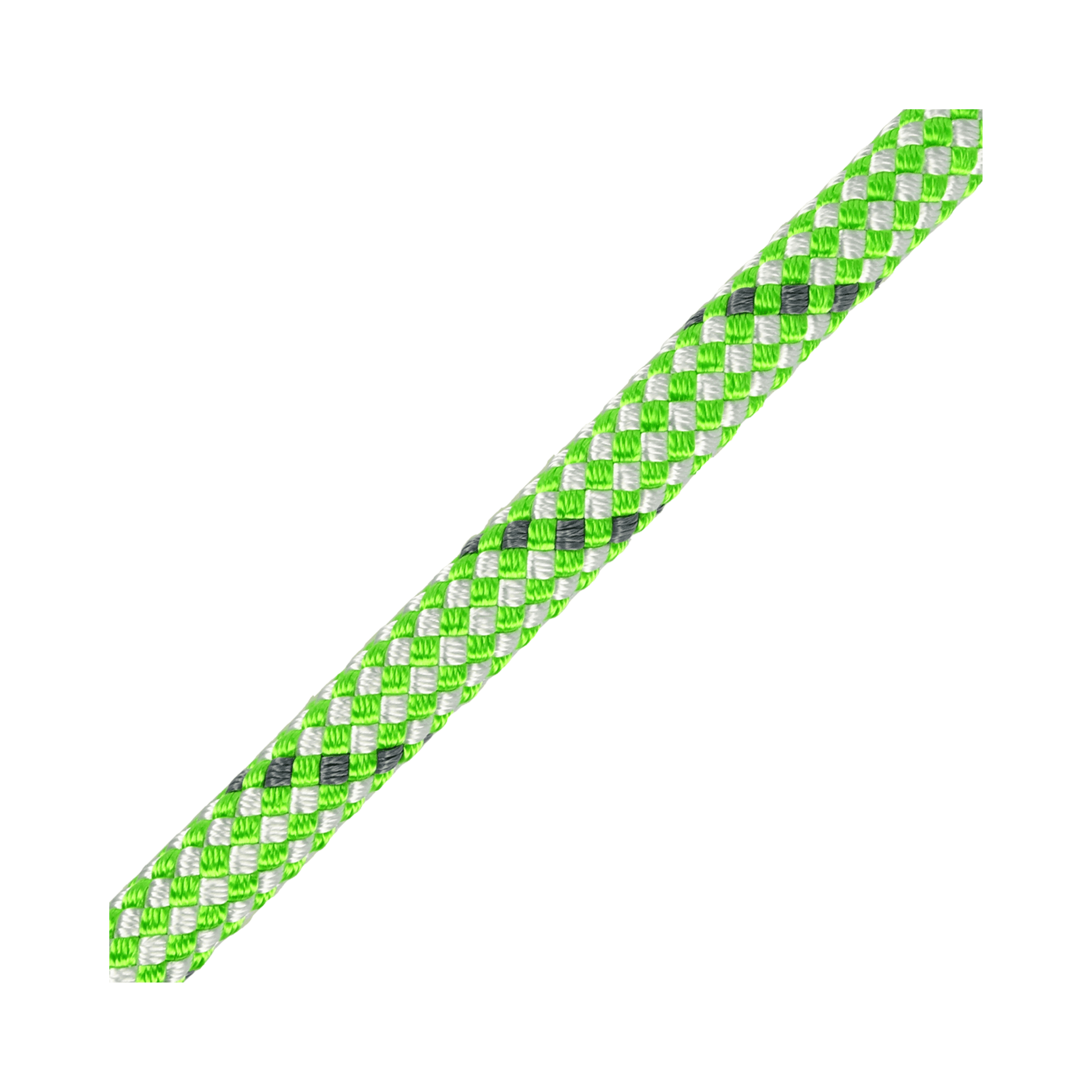 OMEGA-RQ10 Rigging Line 18mm - Extreme Duty Arborist Lowering Rope in green and black pattern.