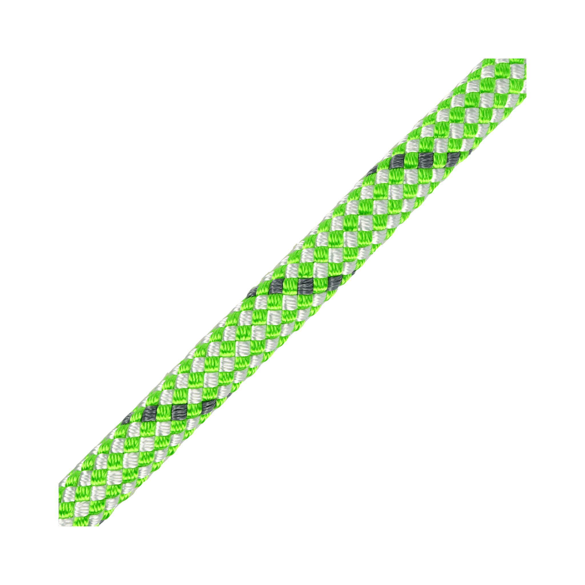 OMEGA-RQ10 Rigging Line 18mm - Extreme Duty Arborist Lowering Rope in green and black pattern.