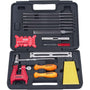 OREGON Chainsaw Chain Sharpening Tool Kit with various tools for professional tree surgeons and efficient sharpening.
