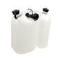 Combination Can designed for carrying fuel and chain oil, ideal for chainsaw users, with 5L and 3L capacity.