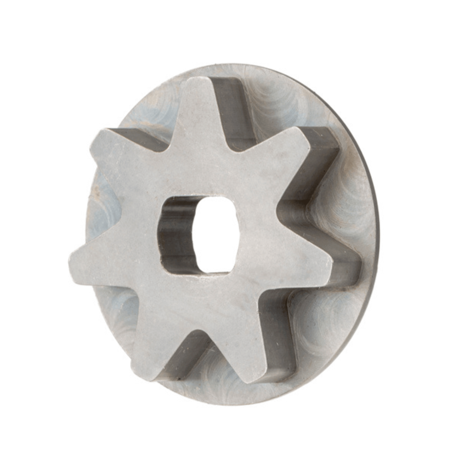 SpeedCut Nano Spur Sprocket, Pro 325"Low Profile -7-tooth Husqvarna close-up view of durable metal design.