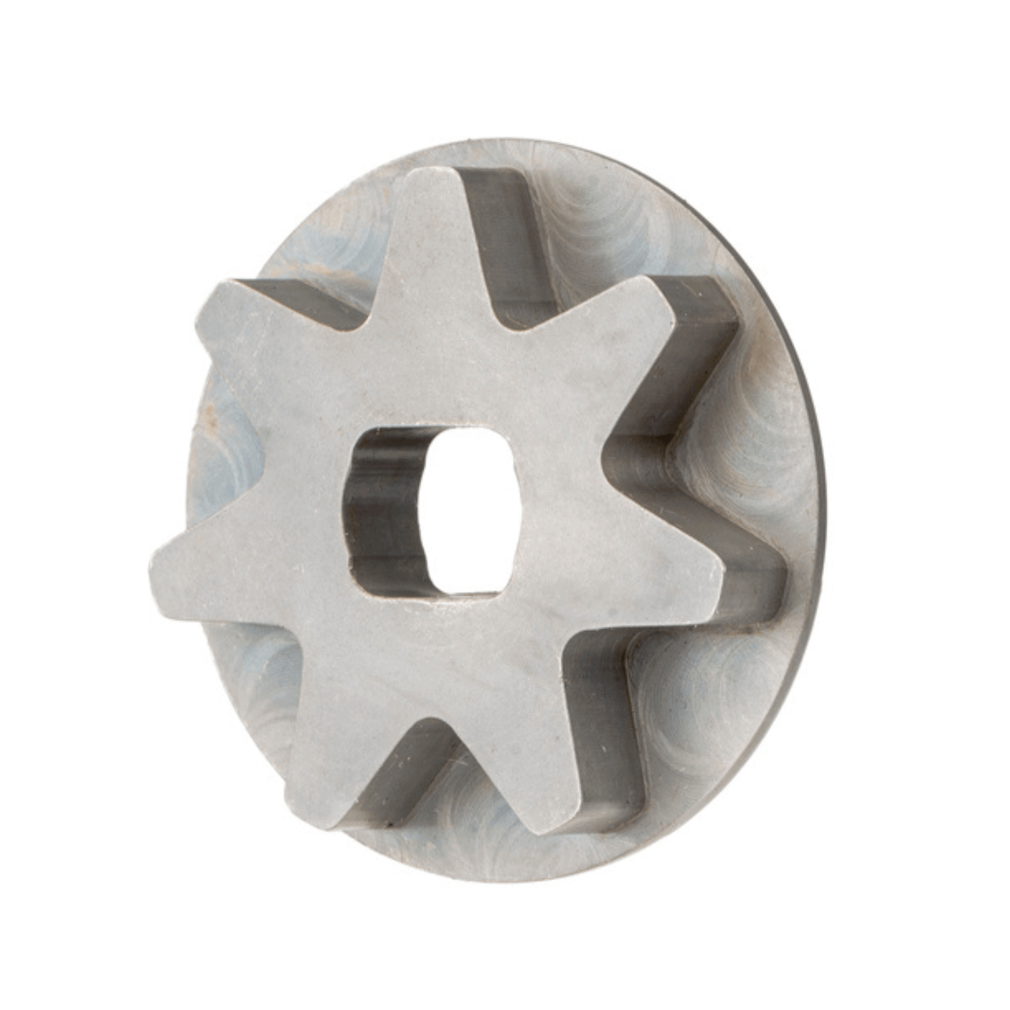 SpeedCut Nano Spur Sprocket, Pro 325"Low Profile -7-tooth Husqvarna close-up view of durable metal design.