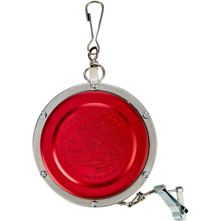 Oregon 15 Metre Logger Measuring Tape with release nail and durable red casing for accurate tree measurements.