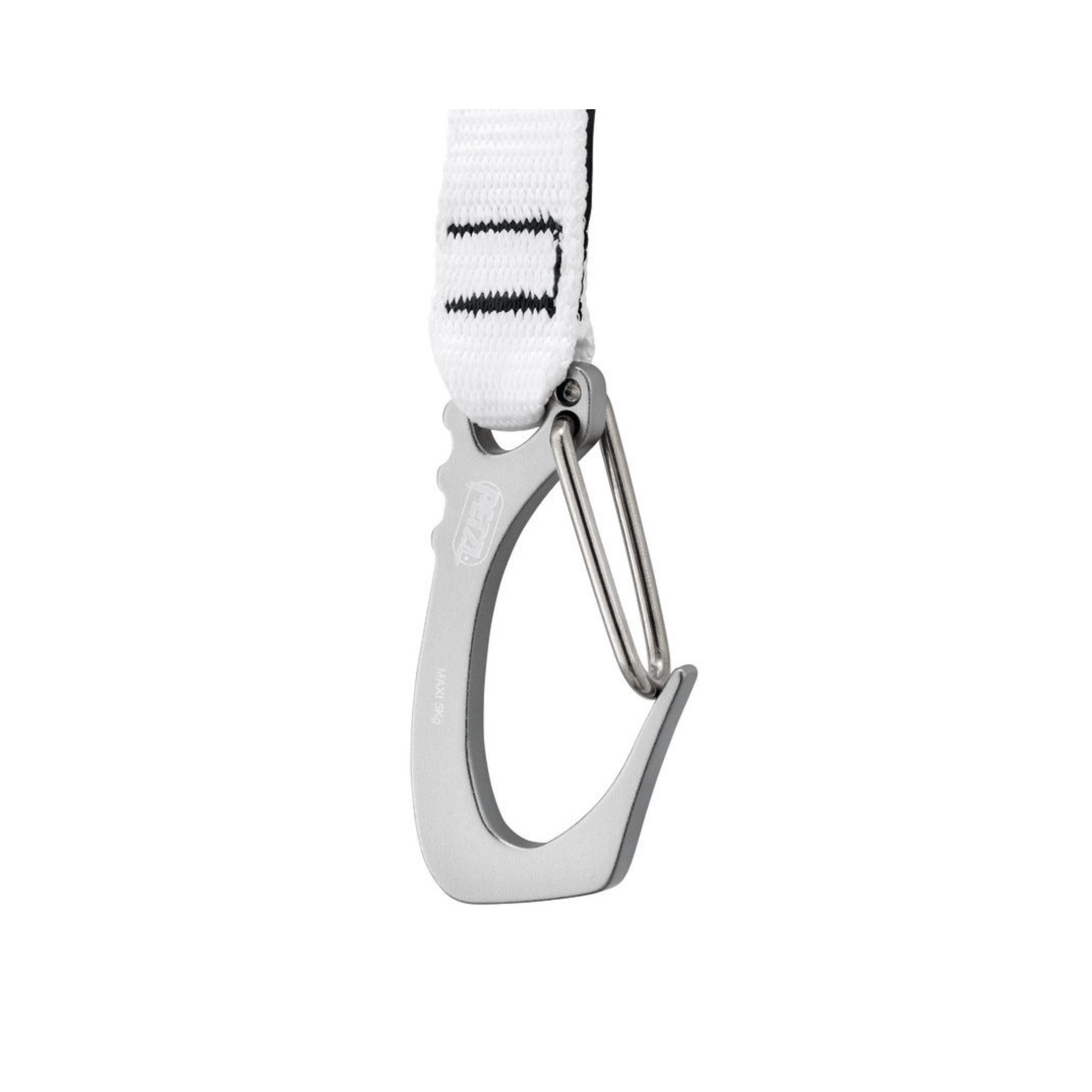 Petzl knee ascent clip attached to a rope, designed for tree surgeons for effective climbing.