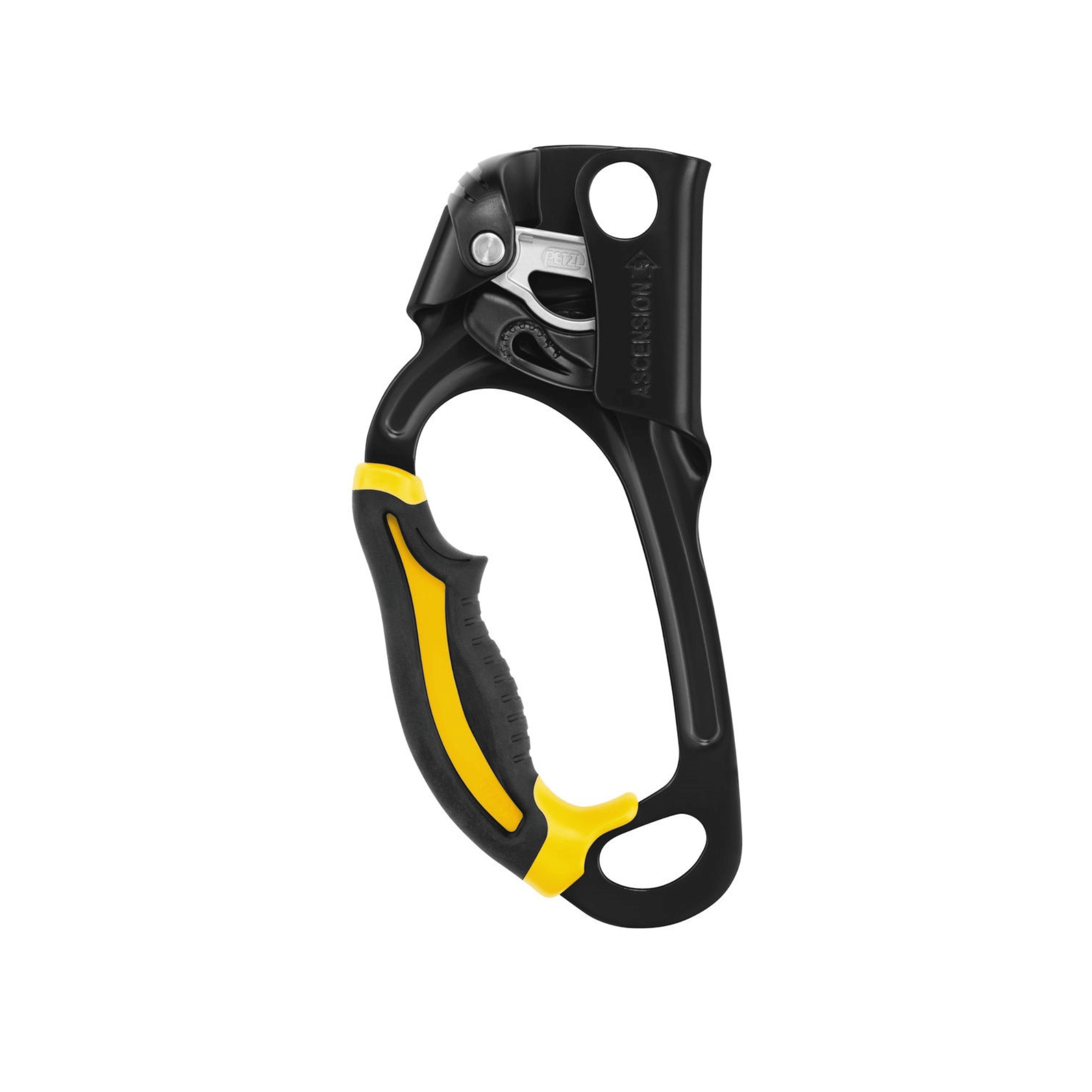 PETZL ASCENSION Hand Ascender for efficient and comfortable rope ascents, featuring ergonomic grip.