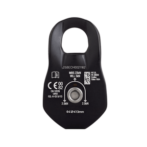 Fixe Pulley Black product image highlighting its compact design for tree surgeon applications.