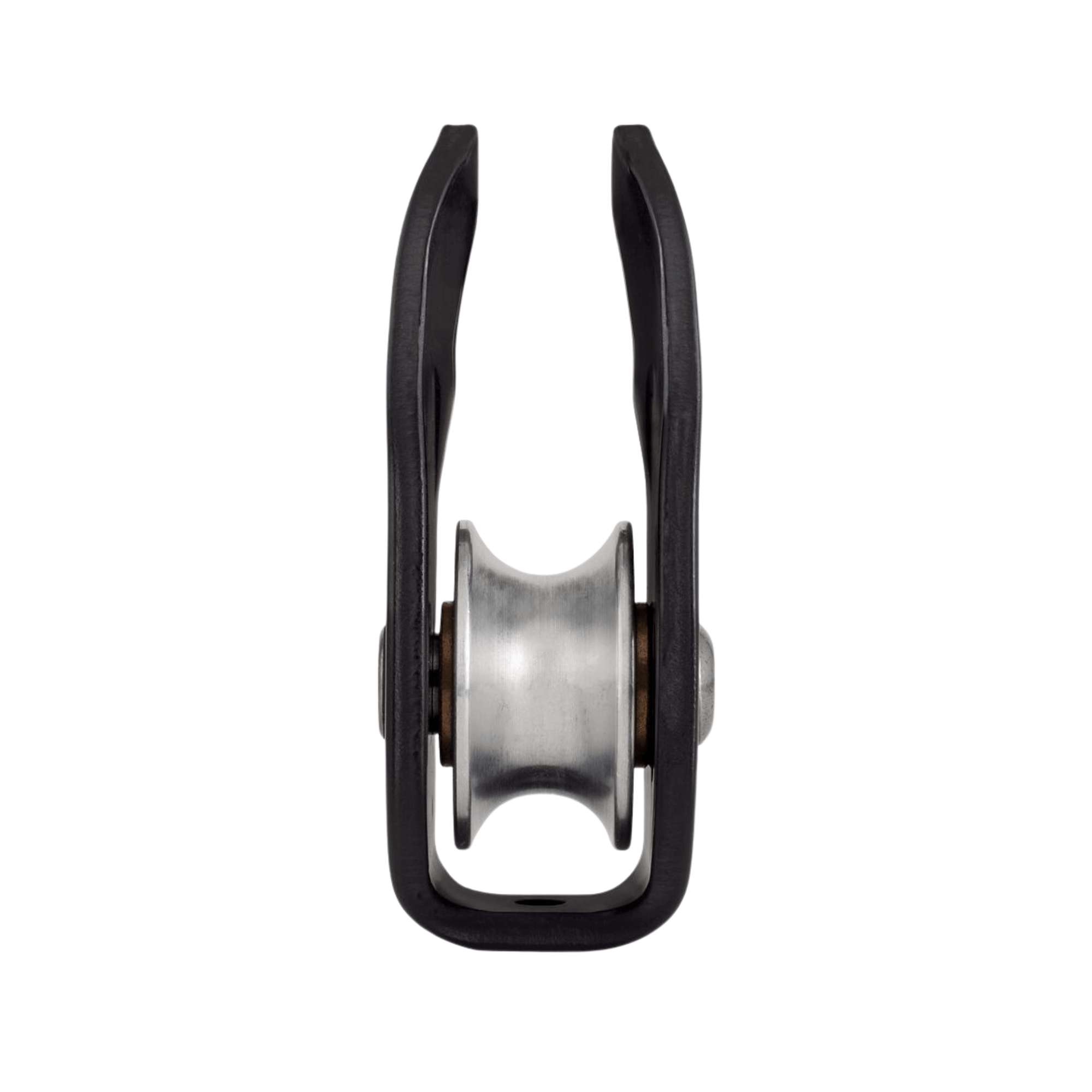 Fixe Pulley Black - lightweight compact pulley designed for tree surgeons and professional rigging tasks.
