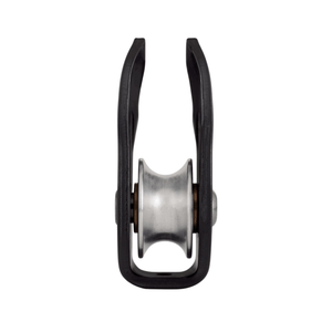Fixe Pulley Black - lightweight compact pulley designed for tree surgeons and professional rigging tasks.
