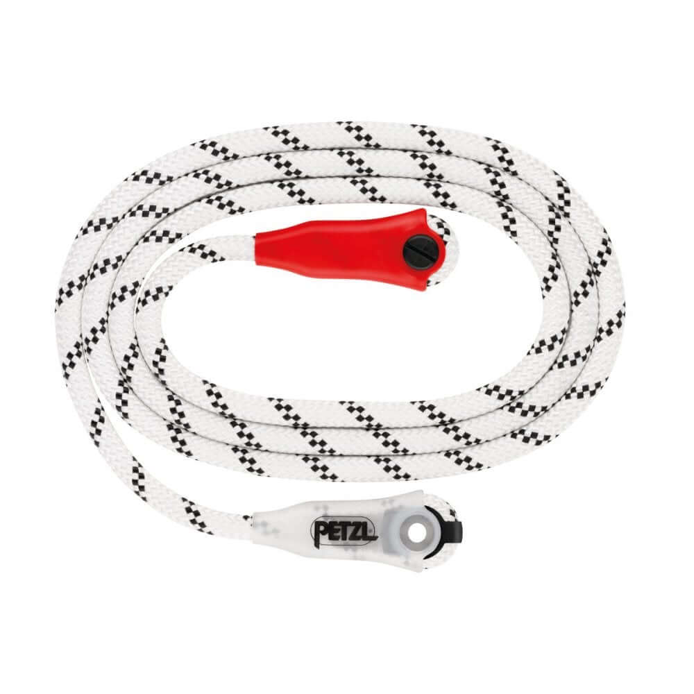 Petzl Grillon replacement lanyard rope with red and black design for tree surgeons and climbing professionals.