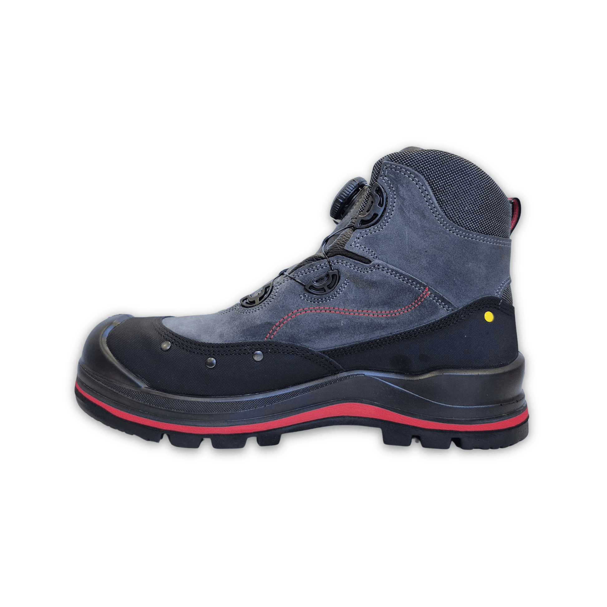 Boa Bau S3 Safety Boots side view, designed for durability and comfort in demanding work environments.
