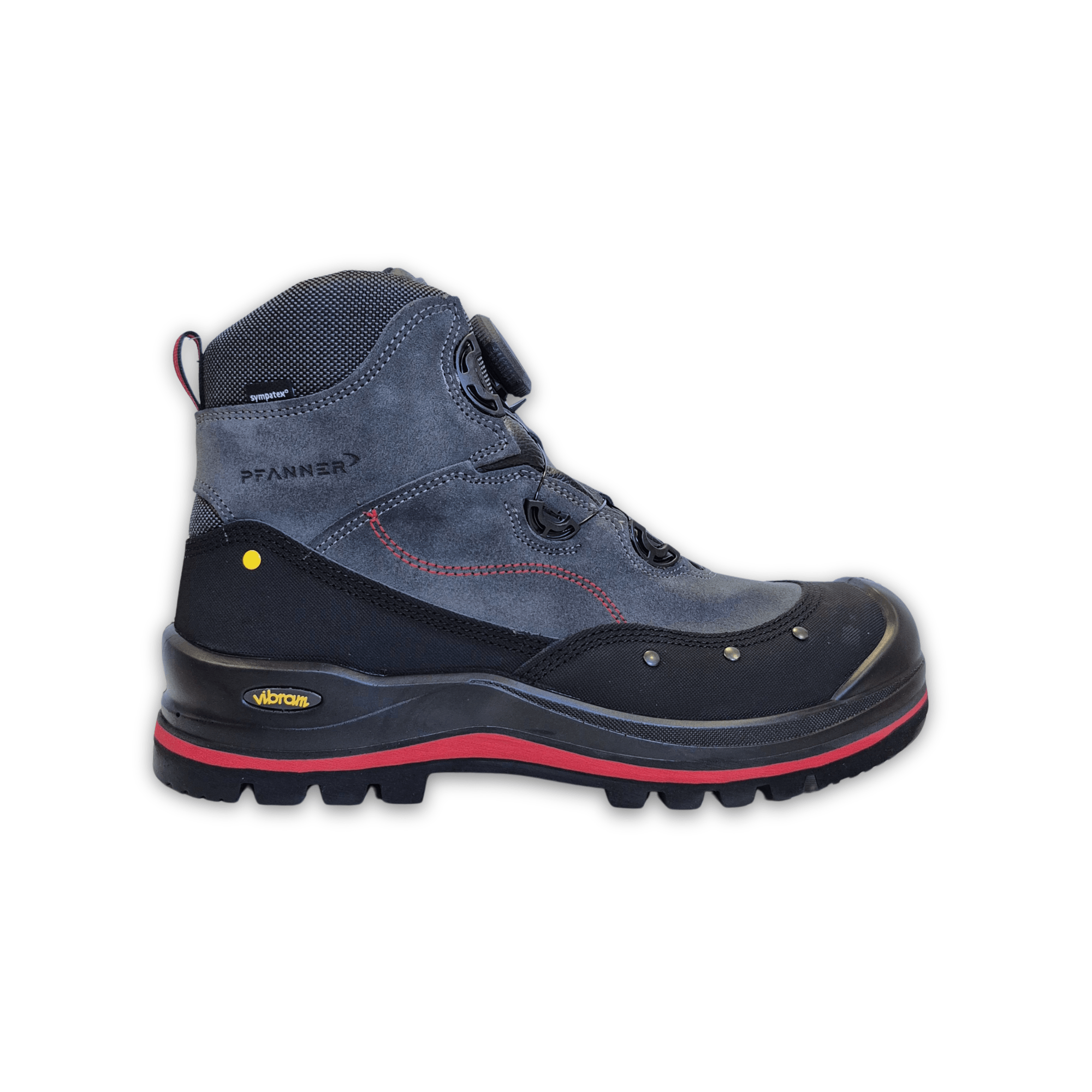 Pfanner BOA Bau S3 Safety Boots designed for durability and comfort in demanding work environments.