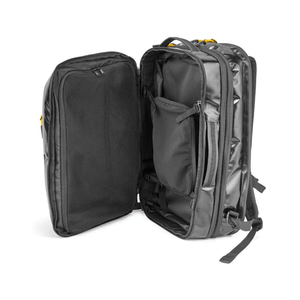 Pfanner Daybag open interior showing organized compartments for Tree Surgeon tools and gear.