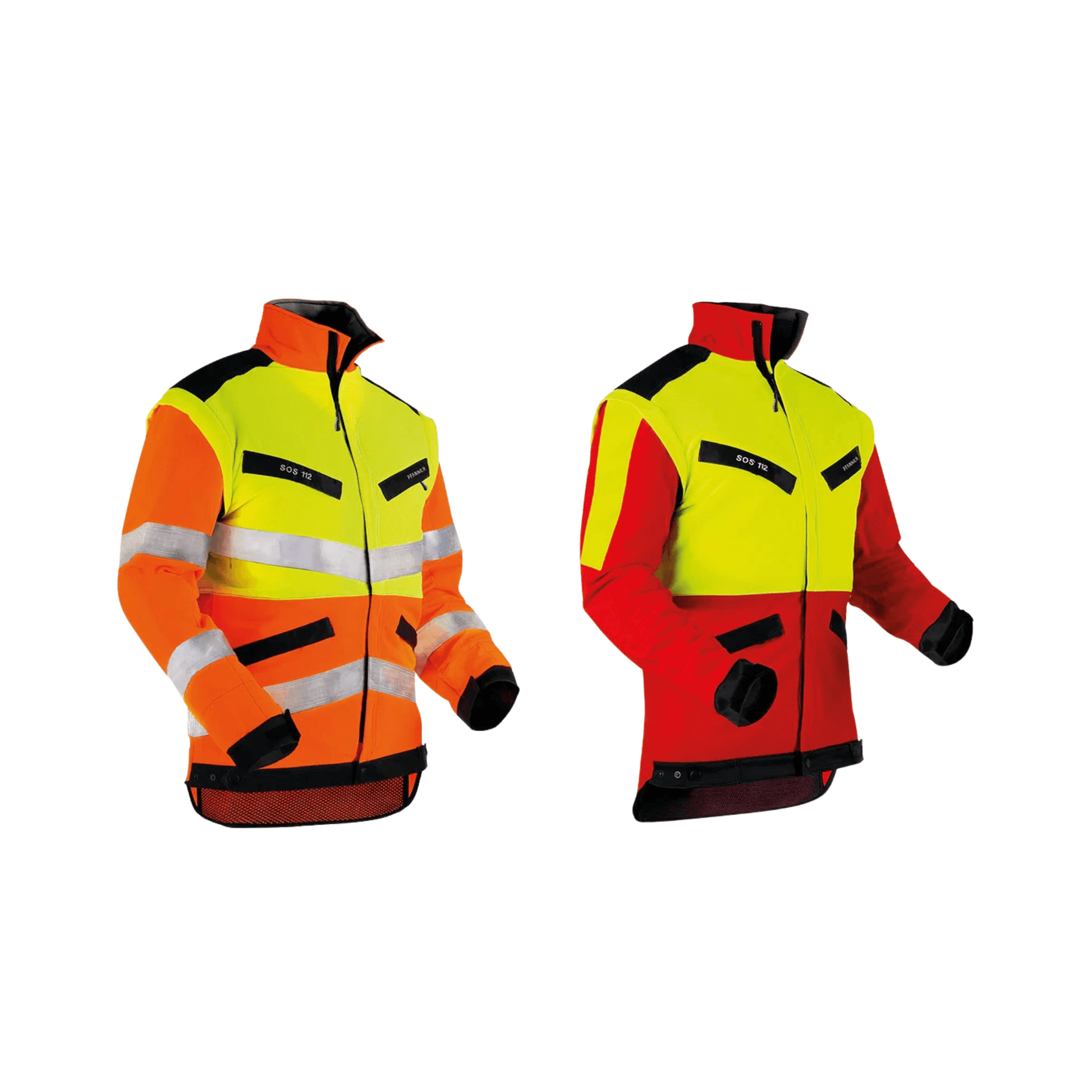 KlimaAIR Forest Jacket in high-visibility colors for tree surgeons and arborists, designed for comfort and mobility.