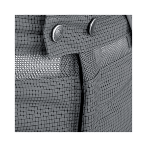 Close-up of Pfanner Ventilation Chainsaw Trousers Type A highlighting Gladiator fabric and breathable mesh.