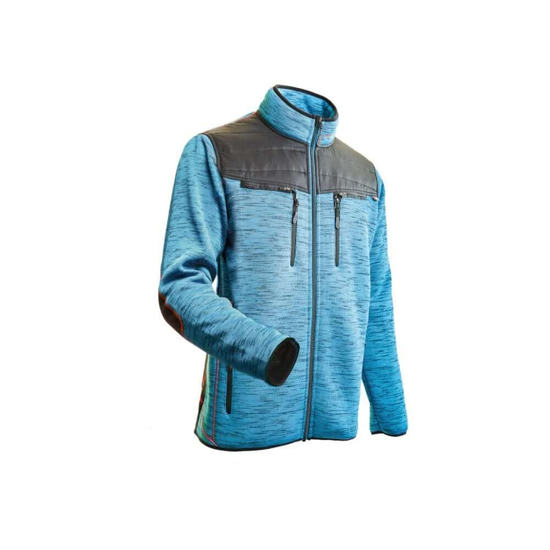 Protos Inuit Winter Outdoor Jacket in blue, ideal for tree surgeons and outdoor workers in harsh winter conditions.