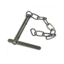 Pin & Chain For Hendon Ladders Rear Leg, essential ladder safety component for secure rear leg support.