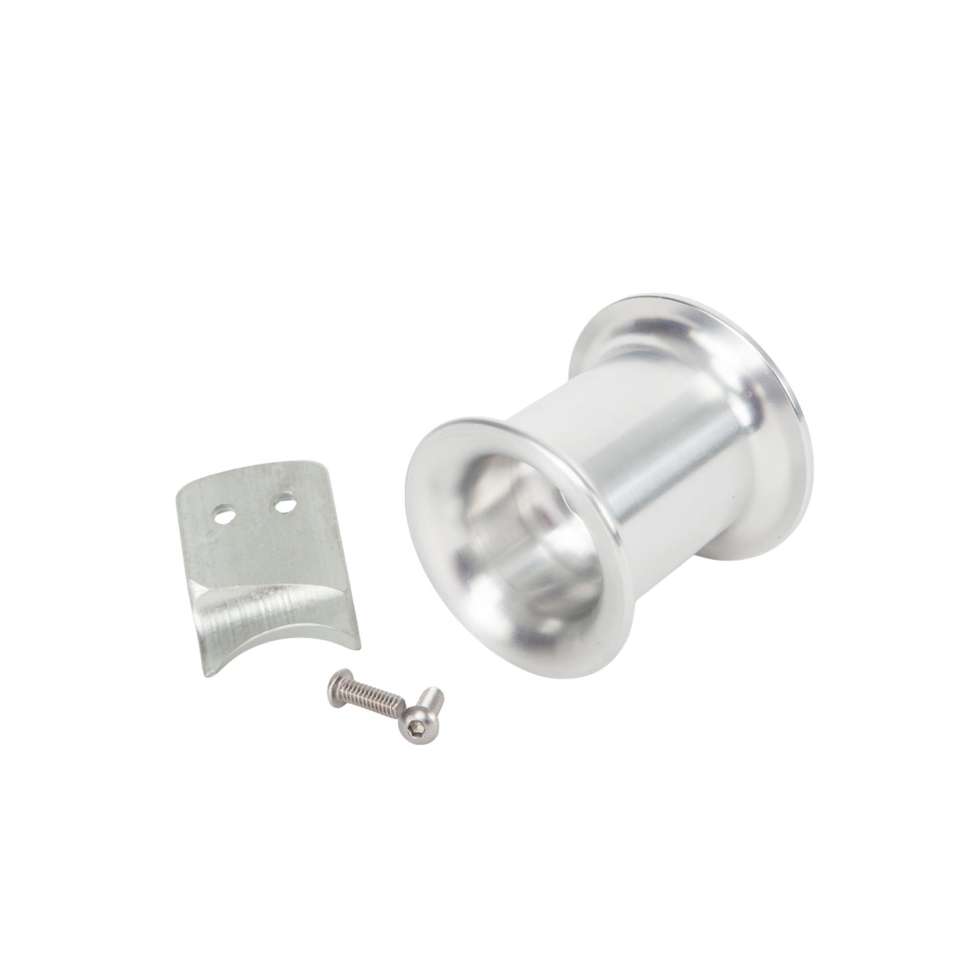 Capstan Drum 57mm c/w Rope Guide, includes attachment hardware for enhanced compatibility.