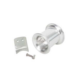 Capstan Drum 57mm c/w Rope Guide, includes attachment hardware for enhanced compatibility.