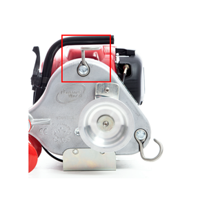 PCW3000 Winch Rope Exit Guide showing replacement aluminium guide for portable winch models.