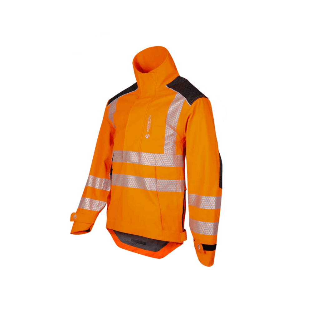 Heavy Duty BreatheDry Hi-Vis Smock for tree surgeons and arborists, featuring waterproof and breathable fabric construction.