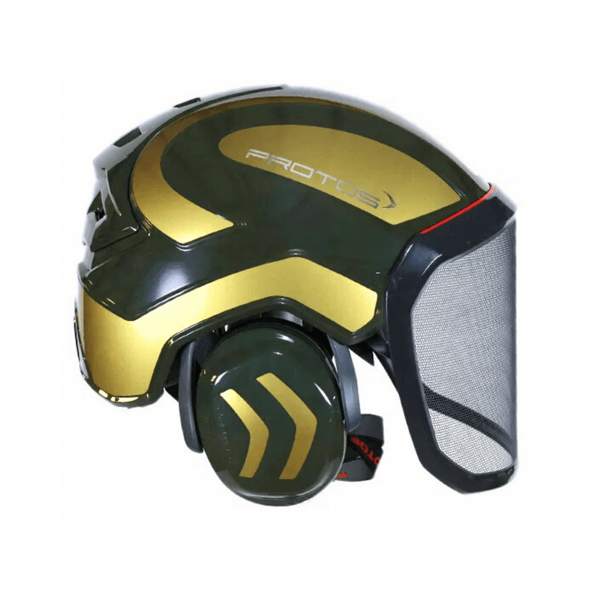 Integral Arborist Chainsaw Helmet for tree surgeons, featuring essential safety gear for tree care professionals.