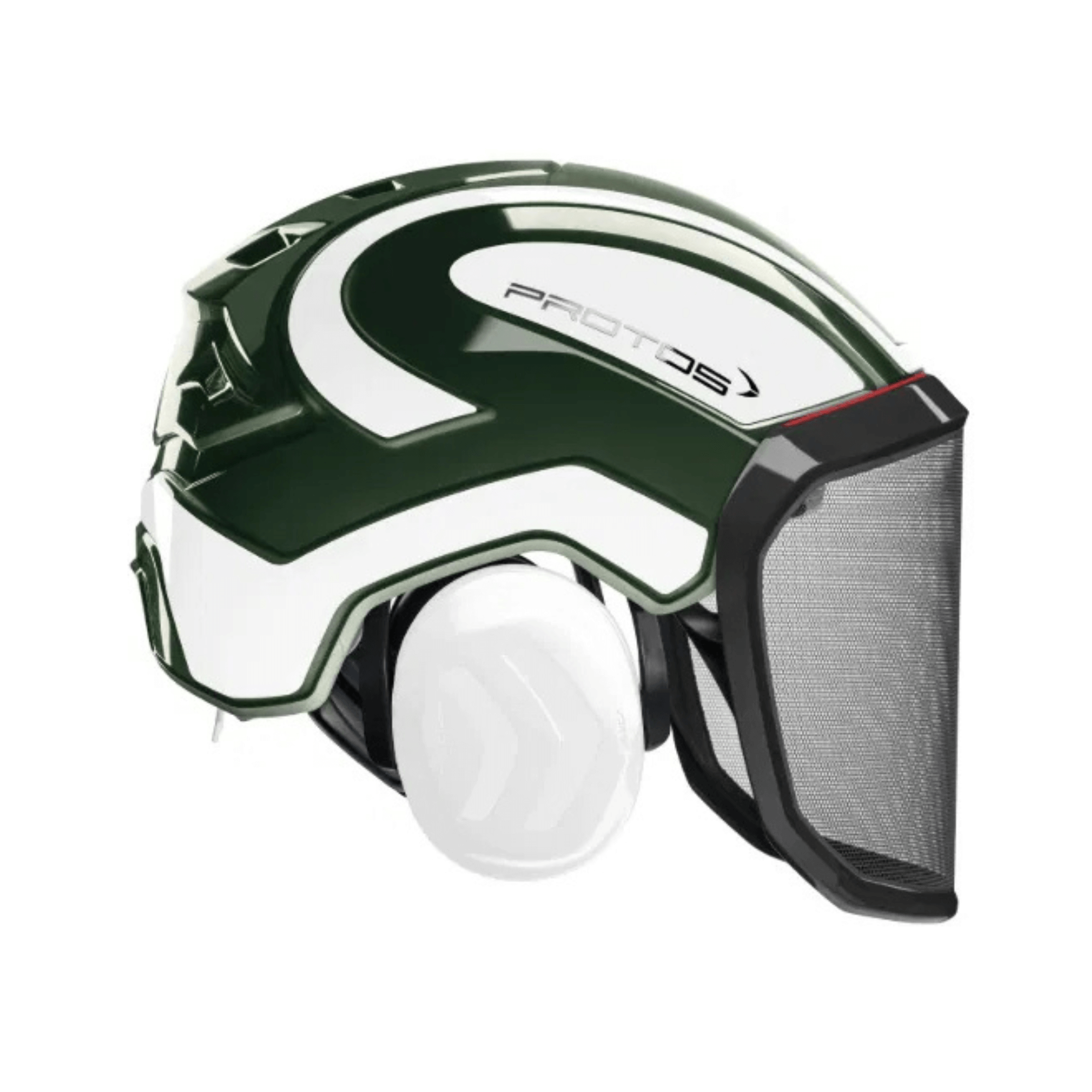 Integral Forest Chainsaw Helmet with integrated hearing and face protection for forestry safety.