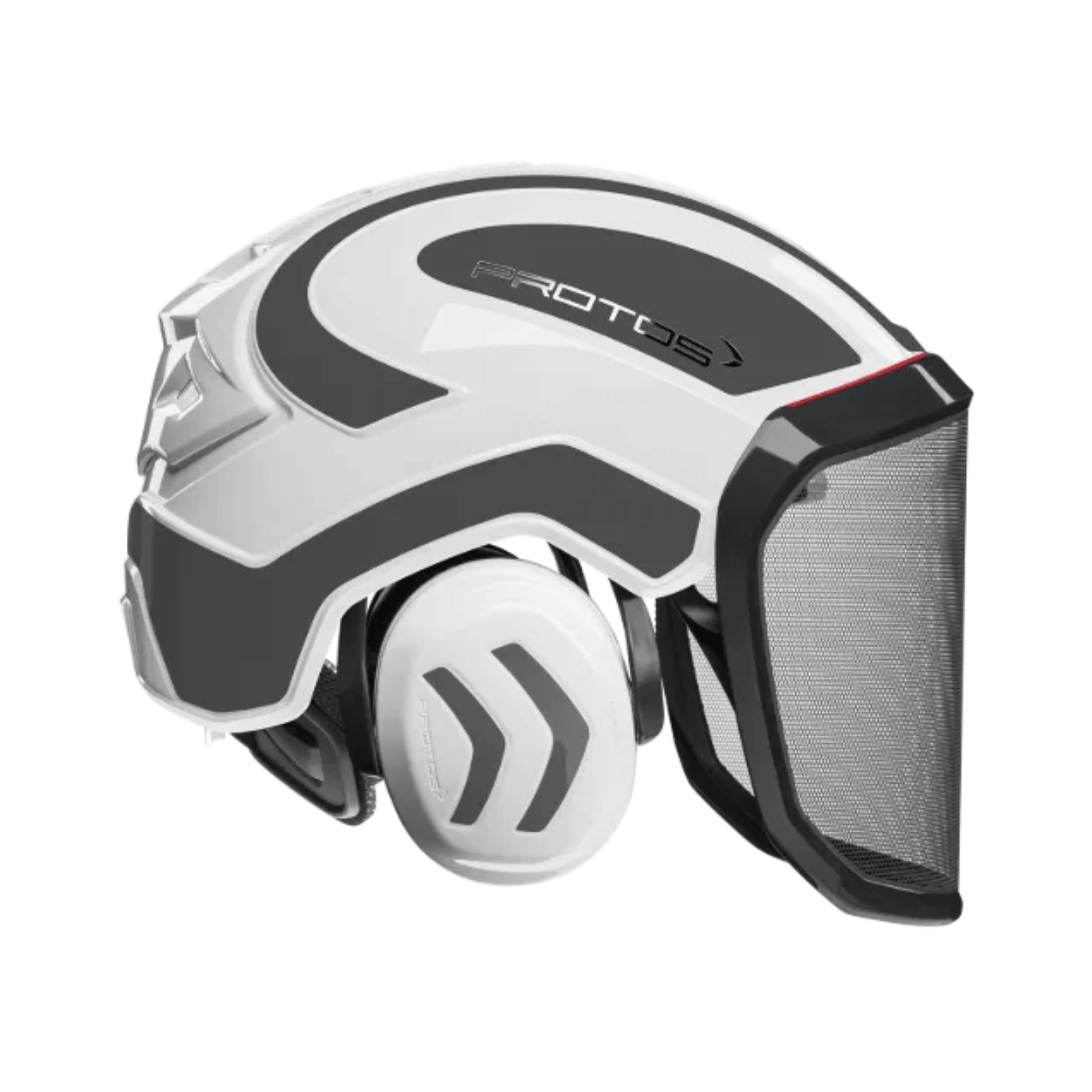 Integral Forest Chainsaw Helmet designed for safety and comfort in forestry work with integrated hearing and face protection.