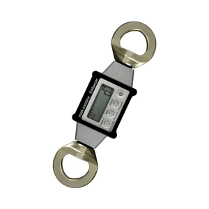 Enforcer Load Cell & Case - Rock Exotica LC1 Bluetooth force measurement device with digital display.