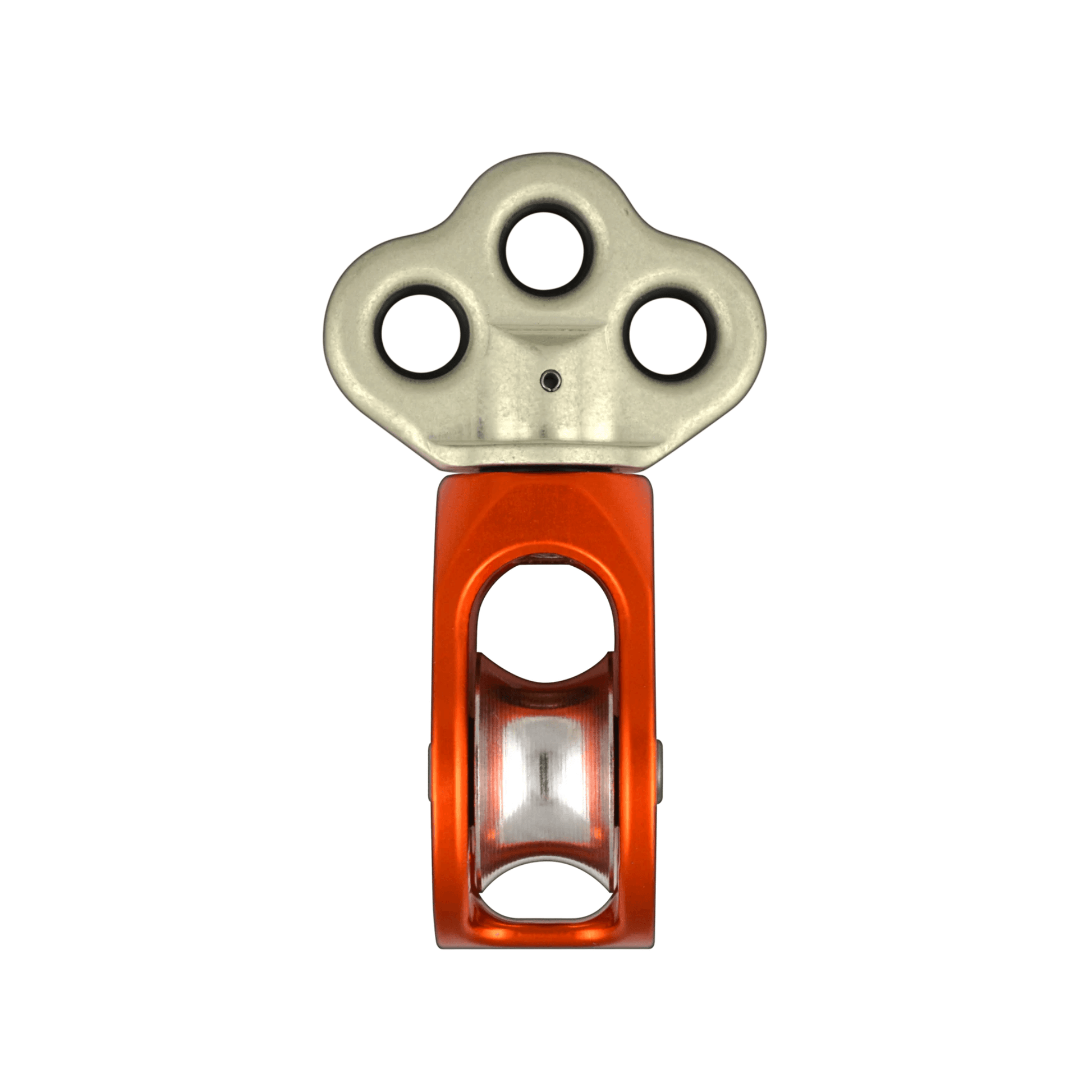 Hydra Triple Attachment Swivel Pulley, a compact and efficient pulley system for tree surgeons.