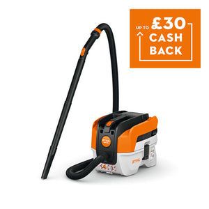 SEA 50 Cordless Vacuum Cleaner with cashback offer displayed.