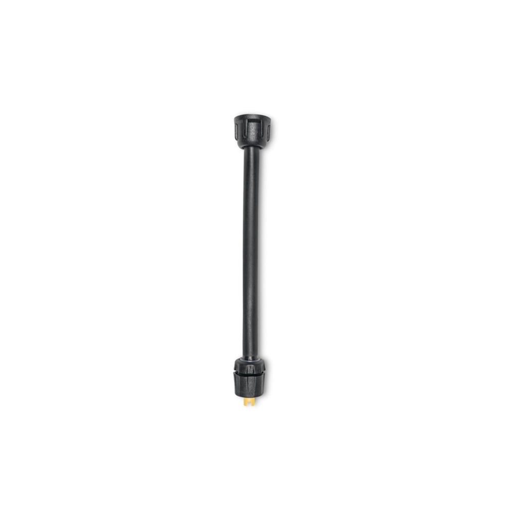 A black extension tube for a STIHL SG 11 sprayer with a fan jet nozzle.