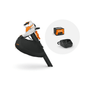 STIHL SHA 56 Cordless Leaf Vacuum Shredder with battery and charger, ideal for tree surgeons and garden maintenance.